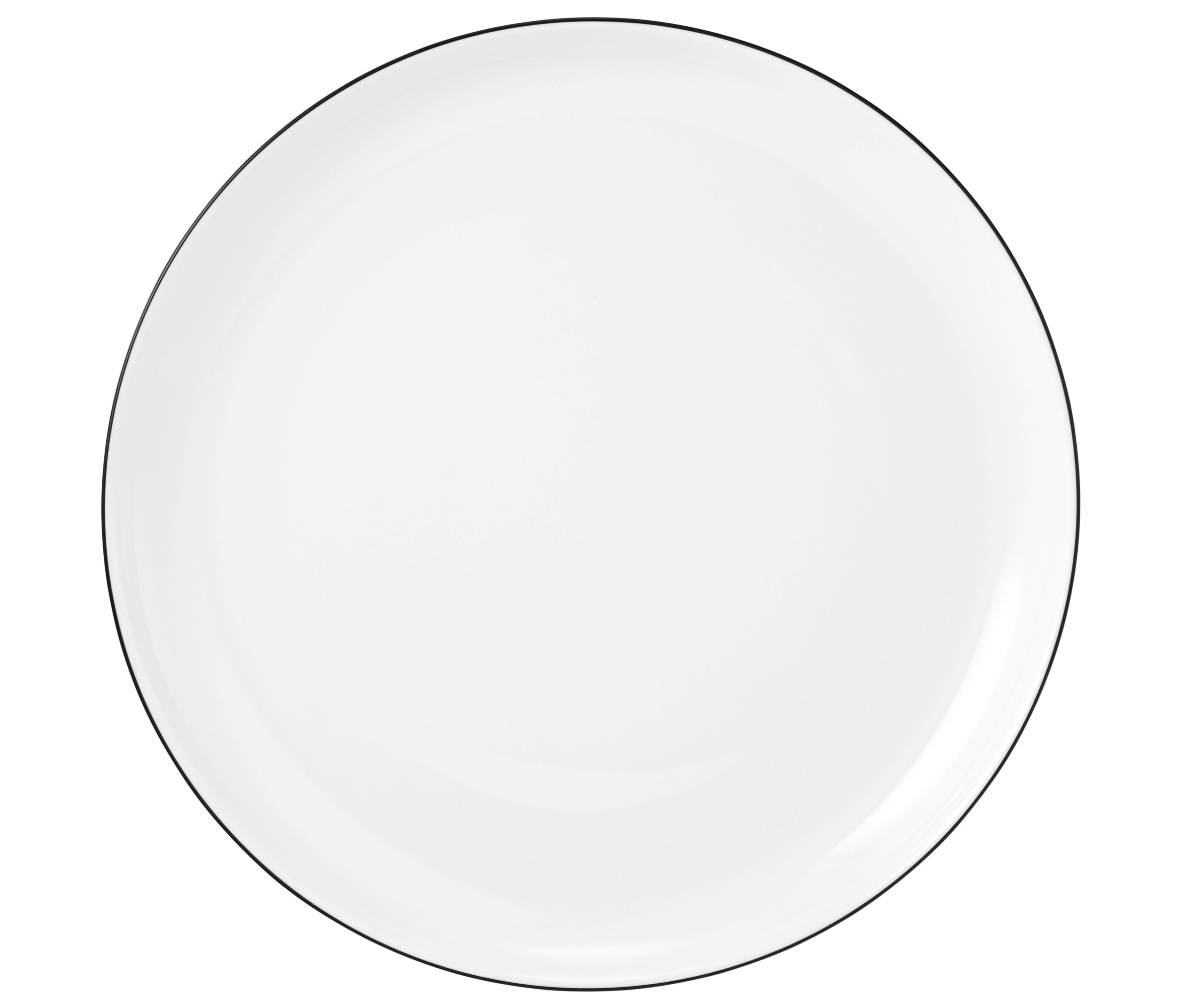 Seltmann Weiden Frühstücksteller rund 20 cm Lido 10826 Black Line 