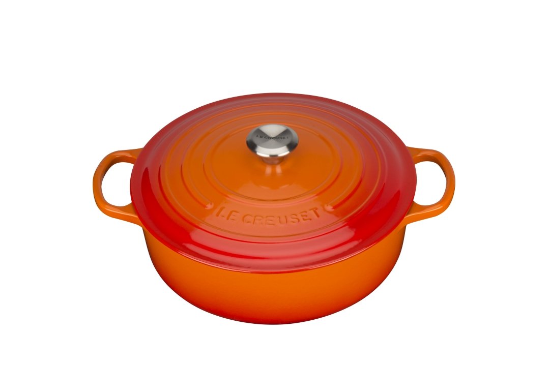Le Creuset Gourmet-Bräter Ø ca. 30cm Ofenrot