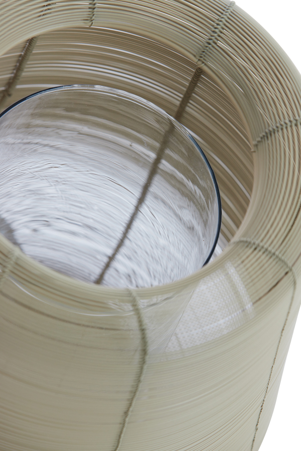 Windlicht ADETA in matt sand