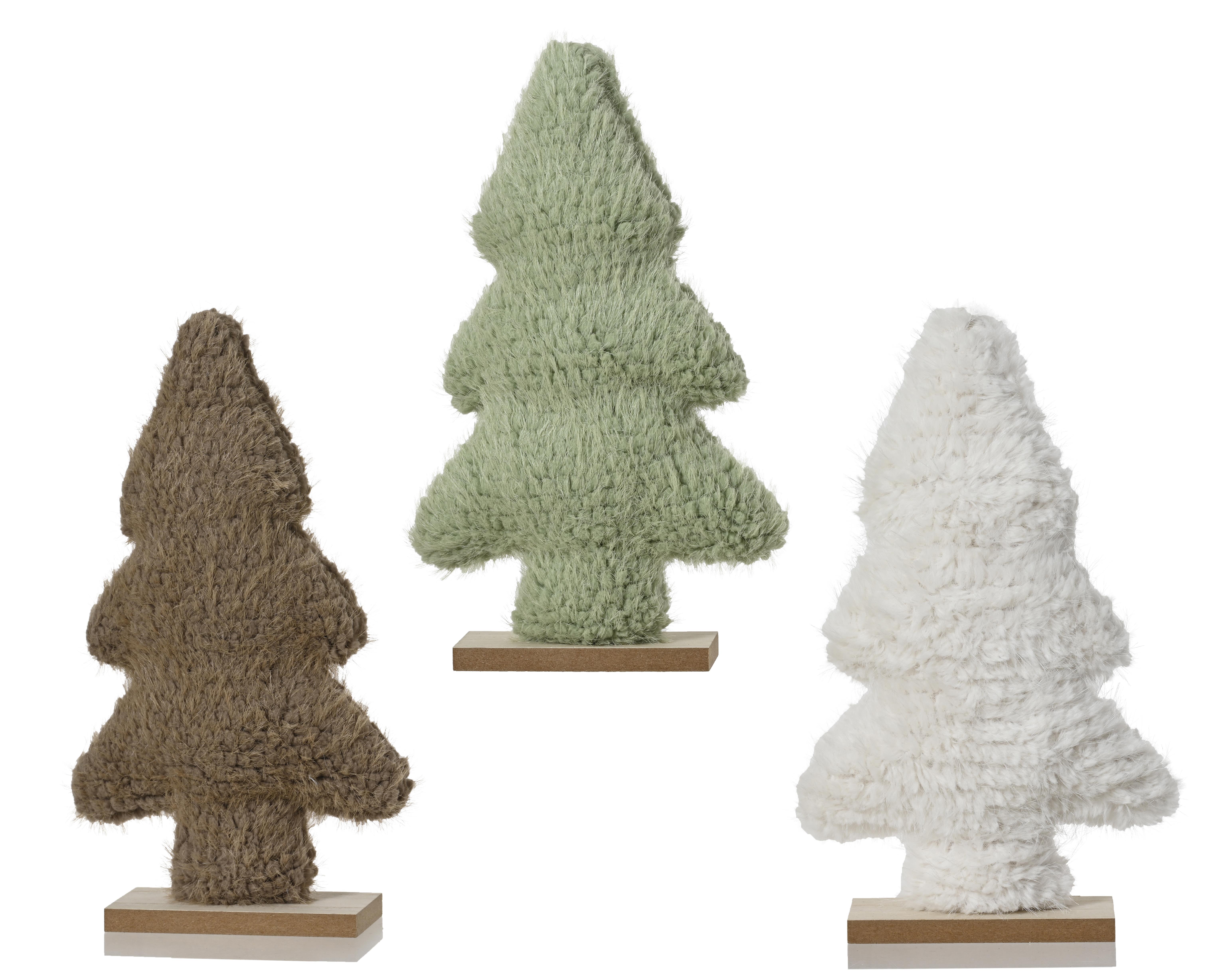 Kaemingk Baum polyester 537687 ca. B14 H23 cm in Natur/Transparent, sort., Dekoration für Zuhause, Spielzeug