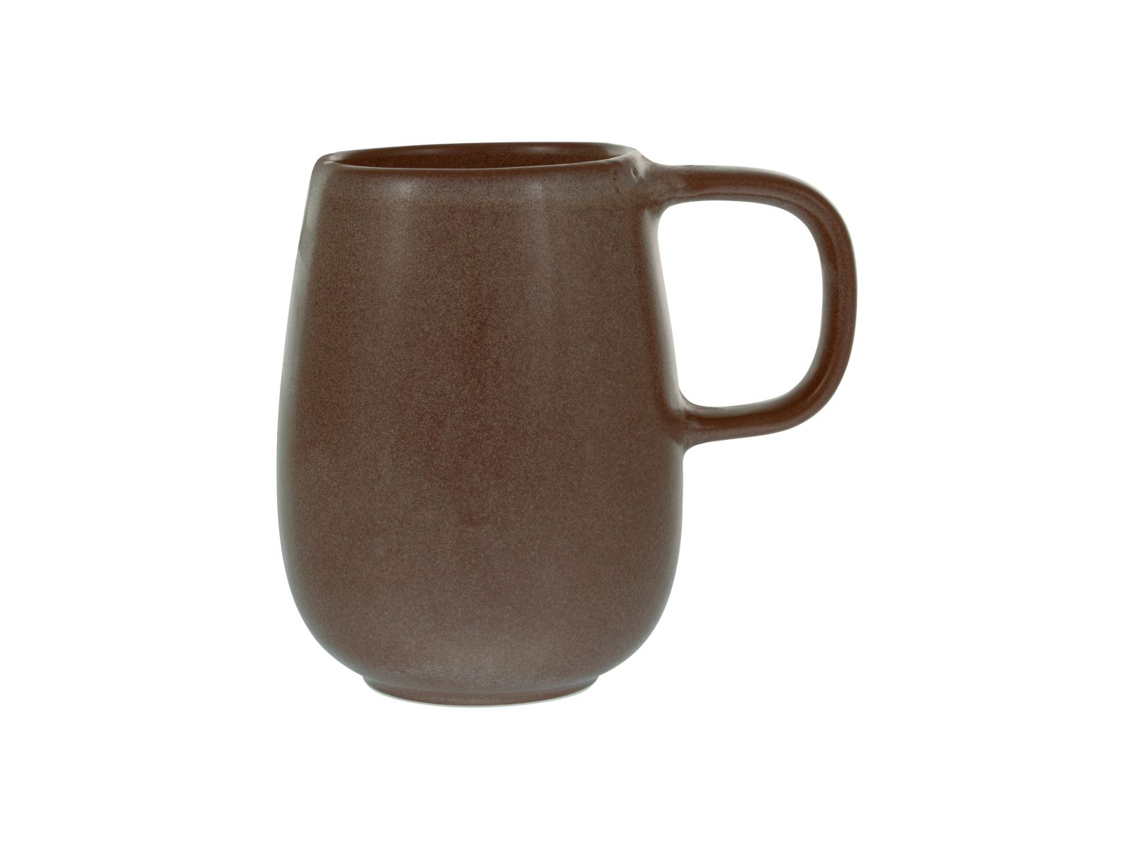 CreaTable Kaffeebecher Uno in Farbe Terra seidenmatt, Pokal, Töpferei, Krug