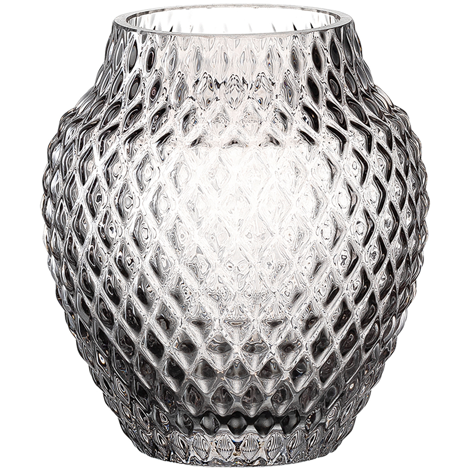 Leonardo Tischvase Poesia 11cm in Farbe grau