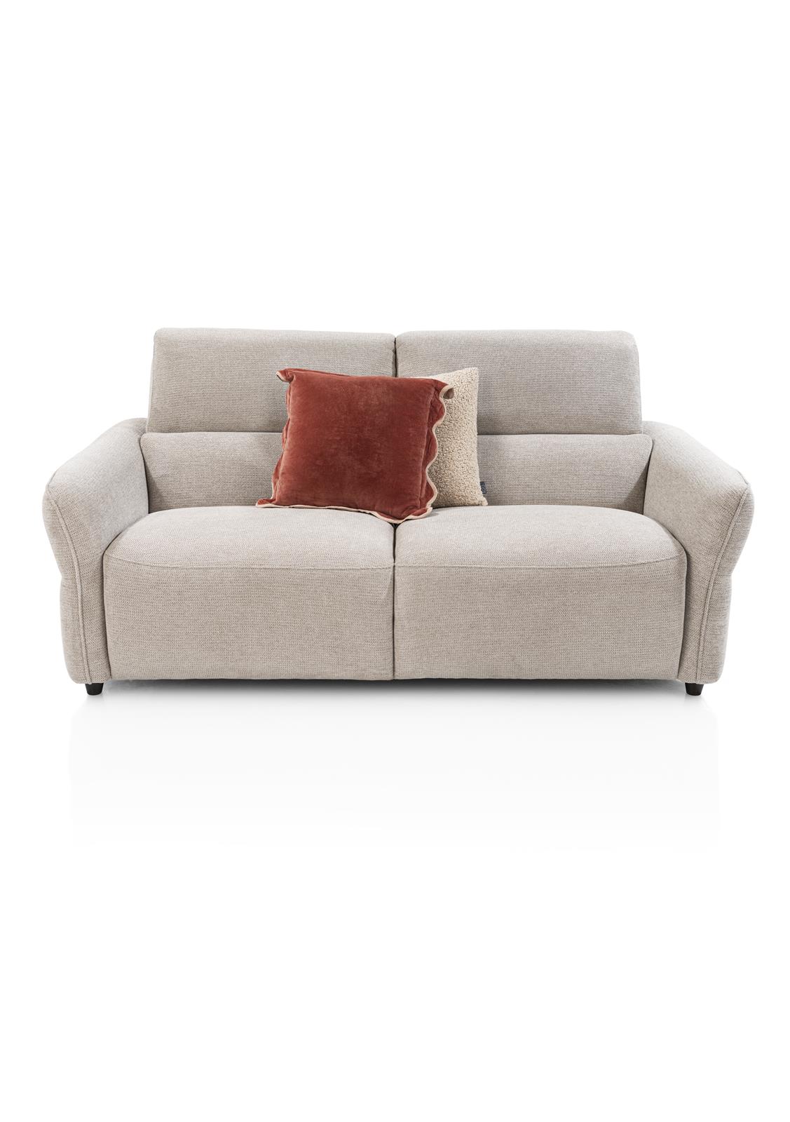 Henders & Hazel 2,5-Sitzer ANGLET 56401-001, Sofas, Sofa, Sofa beige, Zweisitzer, Kissen, Beige Textil