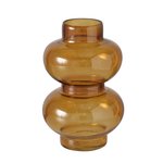 Boltze Vase Melua H:20 cm MELUA in Glas lackiert braun