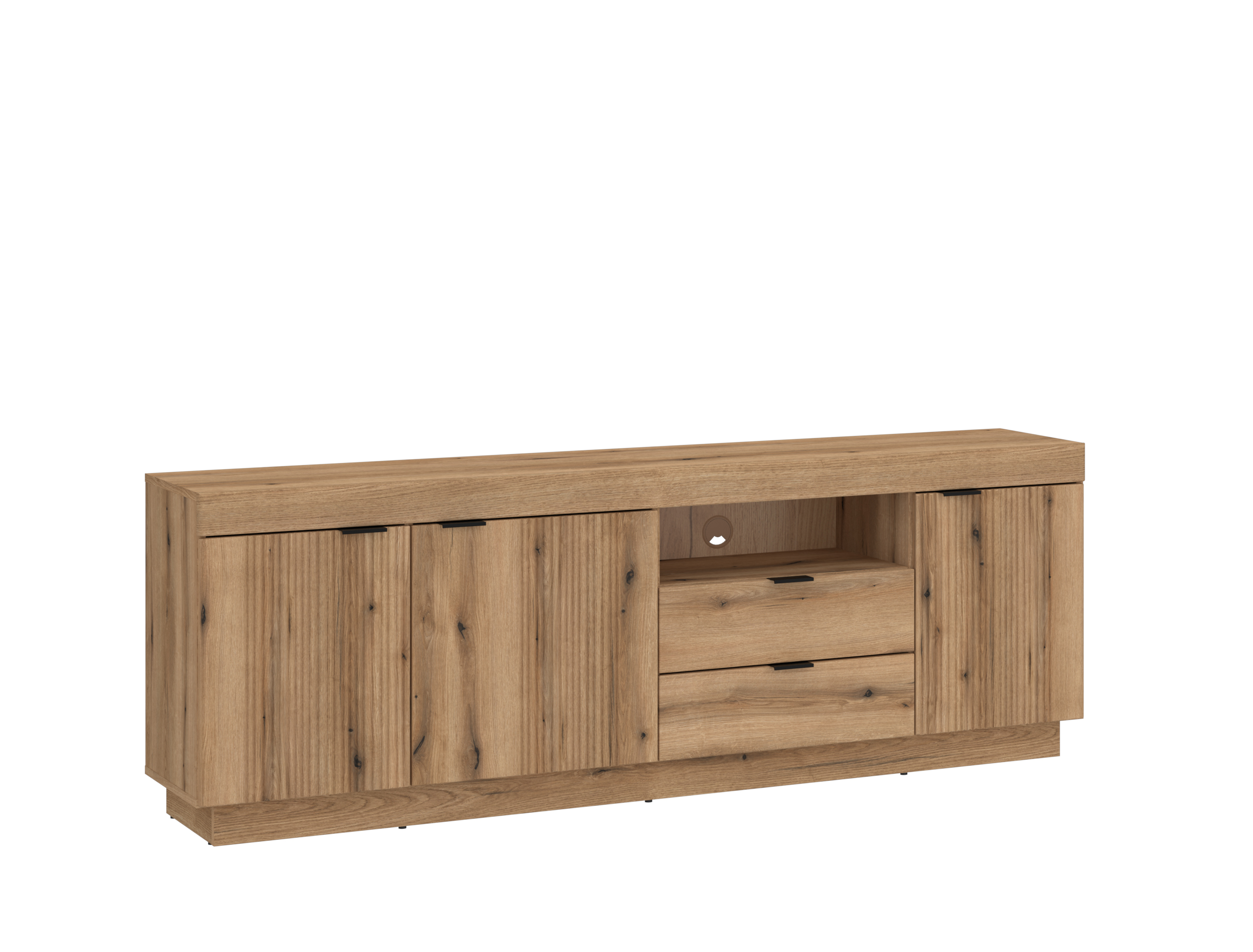 TV-Element DELAMAR in Coast Evoke Eiche Nachbildung TV-Element Delamar ca.186x67x40cm in COast Evoke Eiche