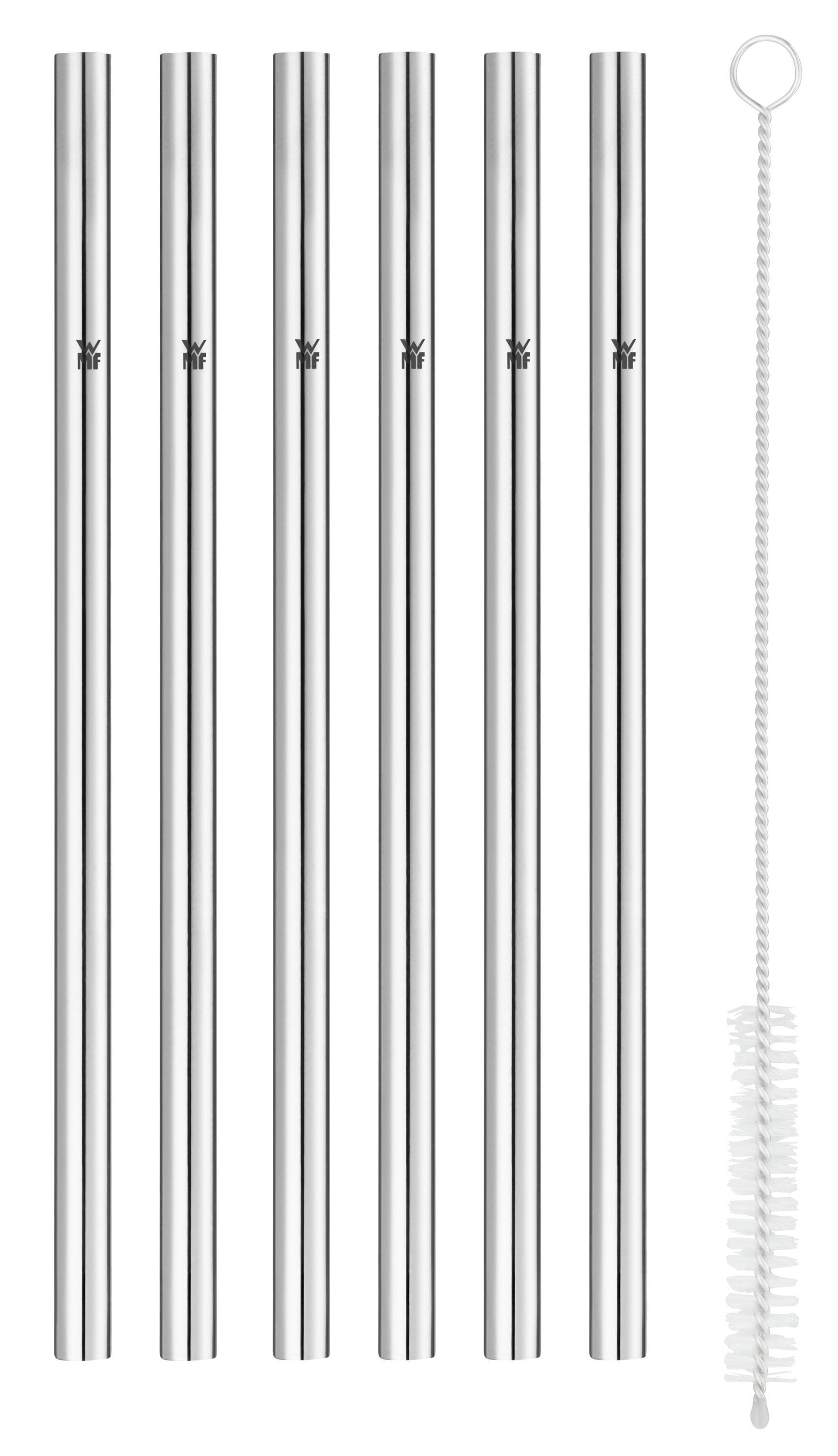 WMF Baric Trinkhalm-Set Cromargan®, 18 in Edelstahl