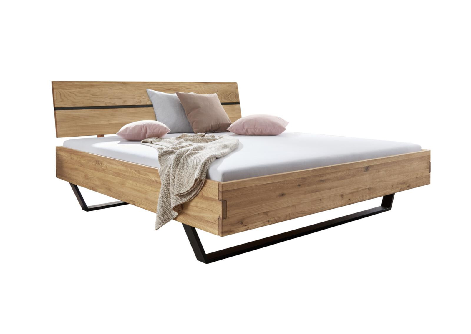 bettgestell, holzbettrahmen, king-size, stoffseite, waschbarer Bezug