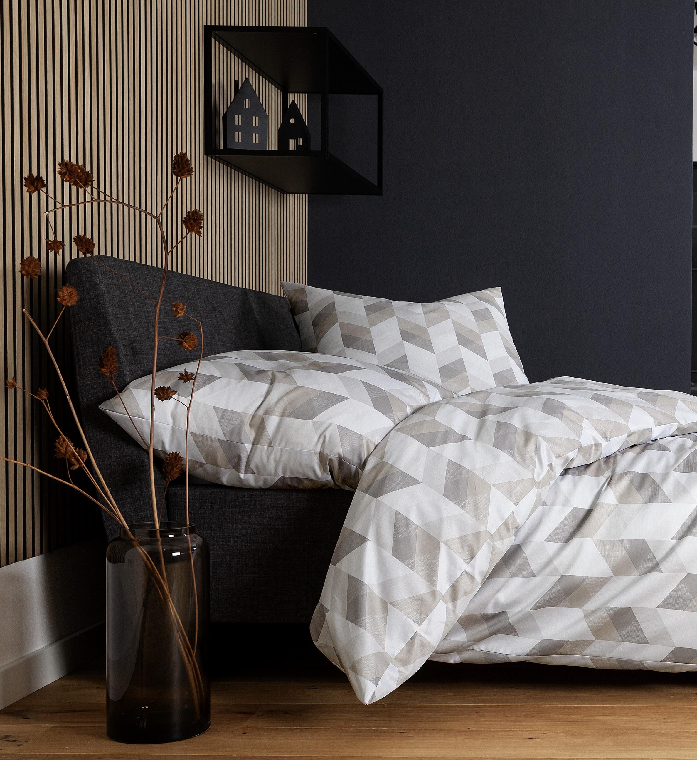 Janine Design Bettwäsche 135x200cm PALERMO in Farbe Naturell