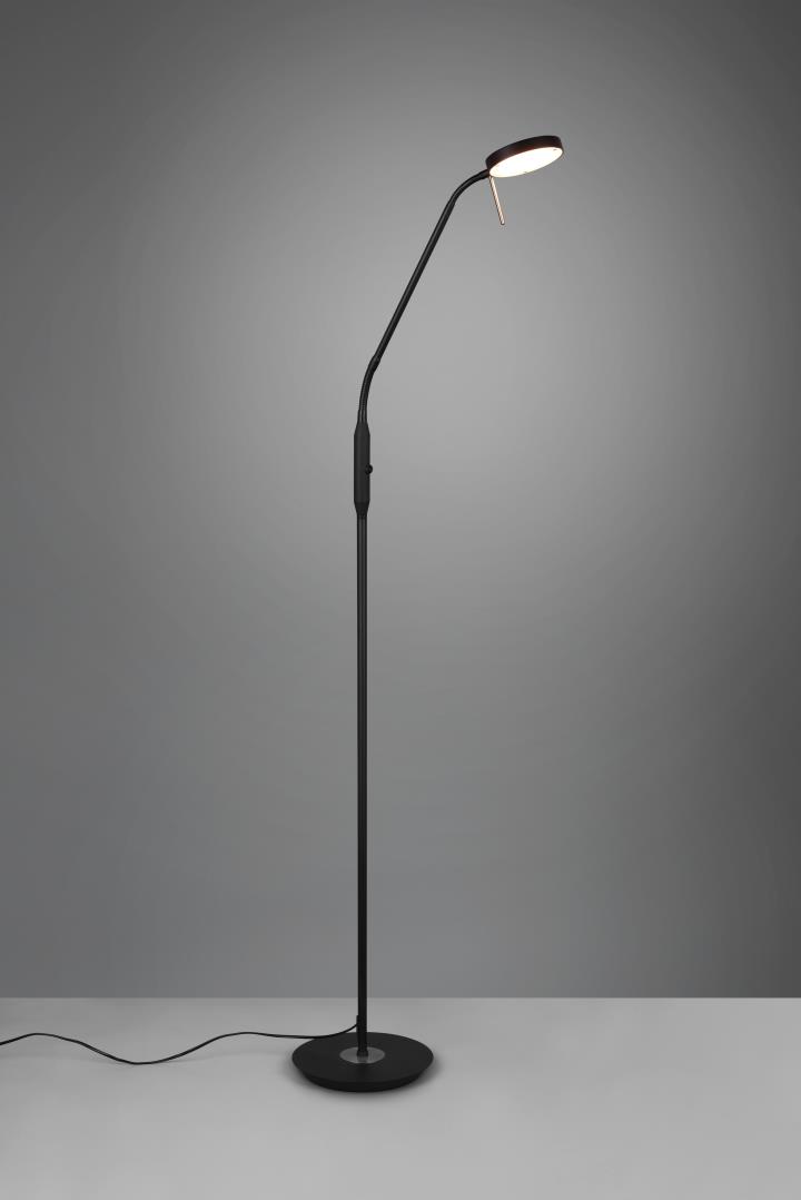 Trio LED-Stehleuchte MONZA 1-flammig in Farbe schwarz matt Trio LED-Stehleuchte MONZA 1-flammig in Farbe schwarz matt