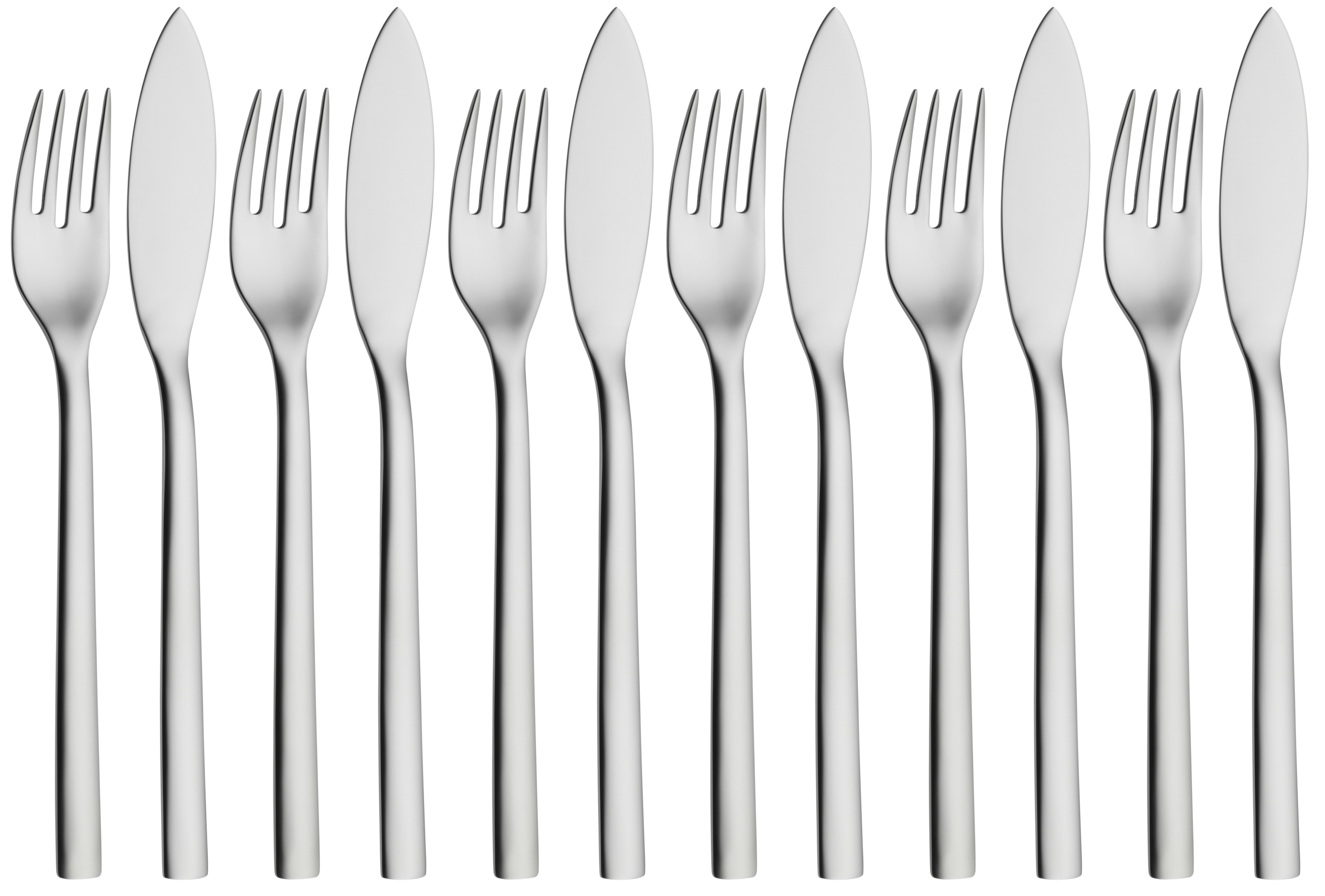 WMF Nuova Fischbesteck-Set, 12-teilig in Edelstahl WMF Nuova Fischbesteck-Set, 12-teilig in Edelstahl