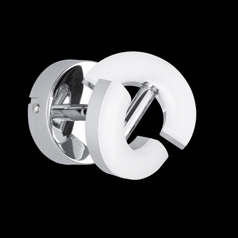 Fischer & Honsel LED-Deckenleuchte DONUT in Chrom