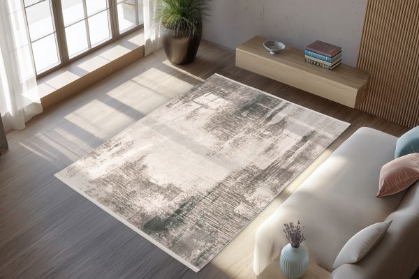 Webteppich MODENA ca. 160x230cm in Farbe onyx Webteppich MODENA ca. 160x230cm in Farbe onyx, bereichsteppich, rug, abstract, modern, wohnzimmer
