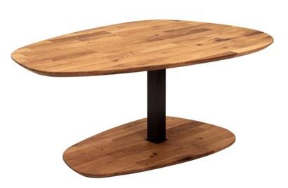 Vierhaus Couchtisch ca. 95x65cm in wildeiche geölt/Lift-CT, Platte Wildeiche, Esstisch, Holztisch, Runde Platte, Holzoberfläche, Mittlere Höhe