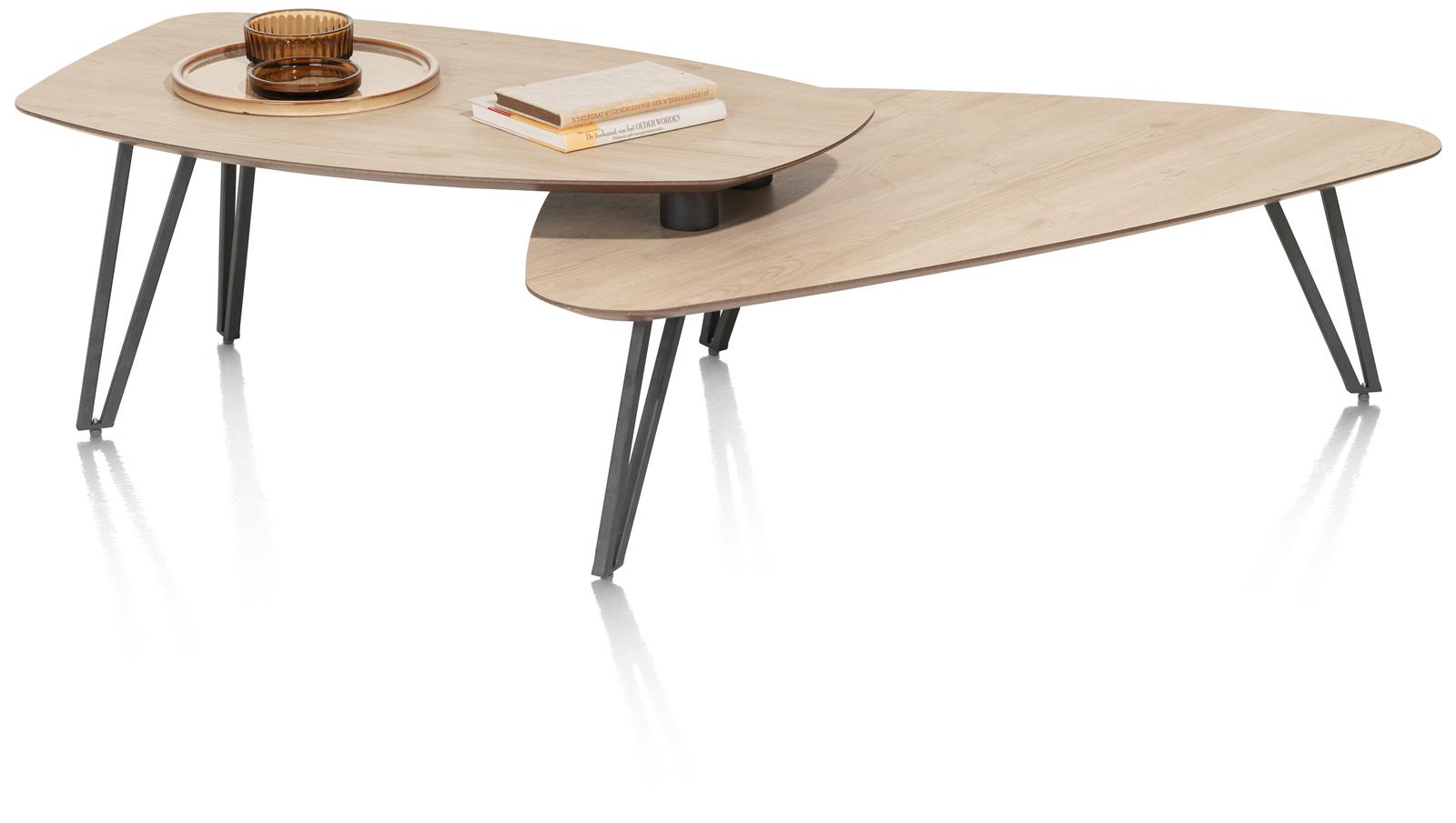 XOOON Couchtisch LINDFIELD ca. B110 H30 T80 cm in Laminato/HDF 