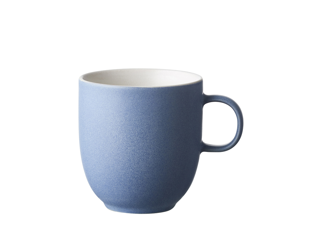 F&H Becher STUDIO ROUND NORTH 0,33 Liter in Farbe Matte river/Matte white