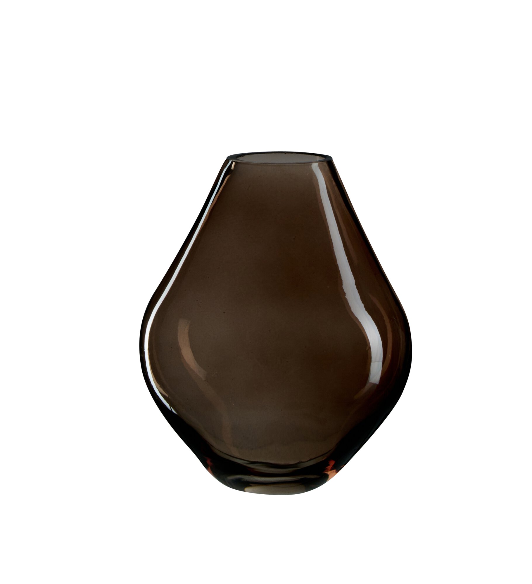 Ritzenhoff & Breker Vase 15cm LARISSA aus Glas braun Ritzenhoff & Breker Vase 15cm LARISSA aus Glas braun