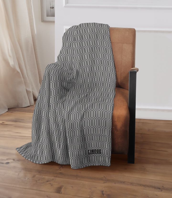 Wohndecke ca. 150x200cm in Farbe Titanium, Moebel, Drinnen, Innenarchitektur, Decke, Stuhl