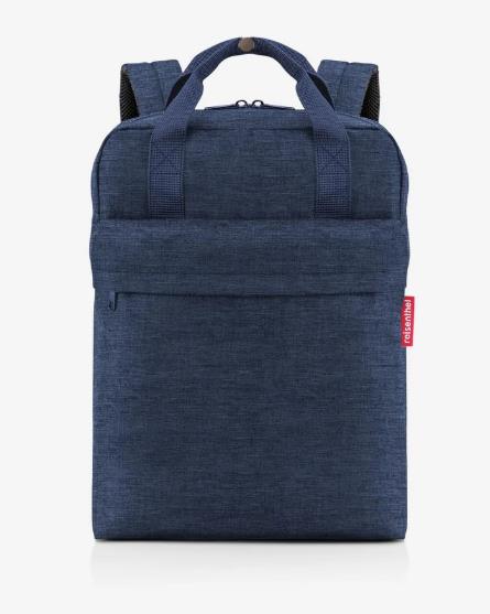 ALLDAY BACKPACK M in Farbe twist navy ALLDAY BACKPACK M in Farbe twist navy, Rucksack, Kleine Rucksack, blauer Rucksack, oberer Griff, Vordertasche