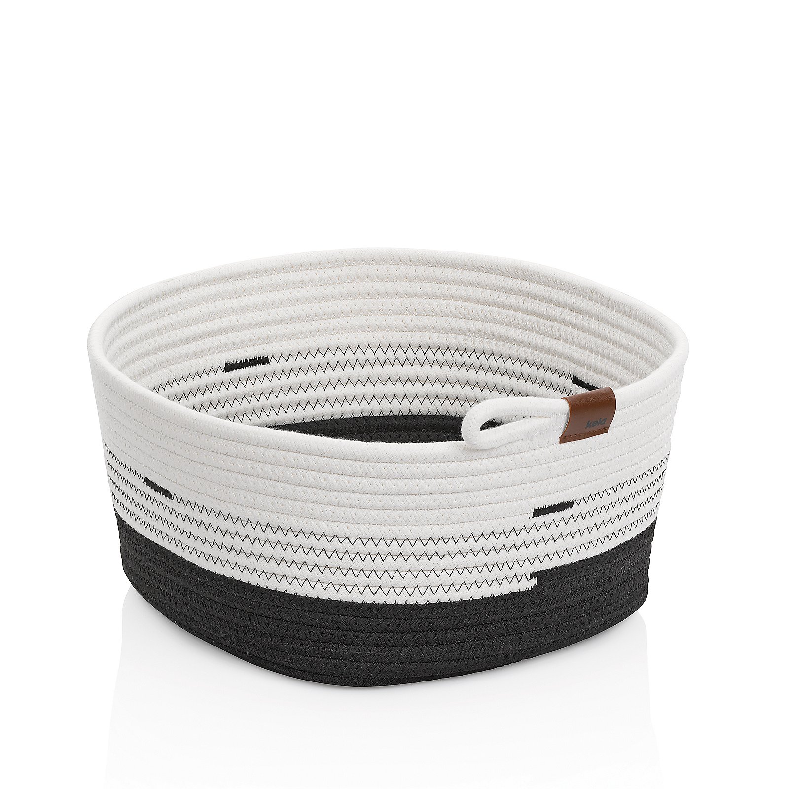 Kela Korb Hedda weiß-schwarz HEDDA in , Zubehor, Leinwand, Gürtel