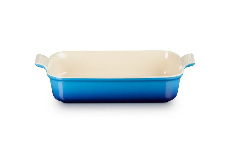 Le Creuset Auflaufform Tradition 32cm TRADITION in Farbe Azure Le Creuset Auflaufform Tradition 32cm Azure