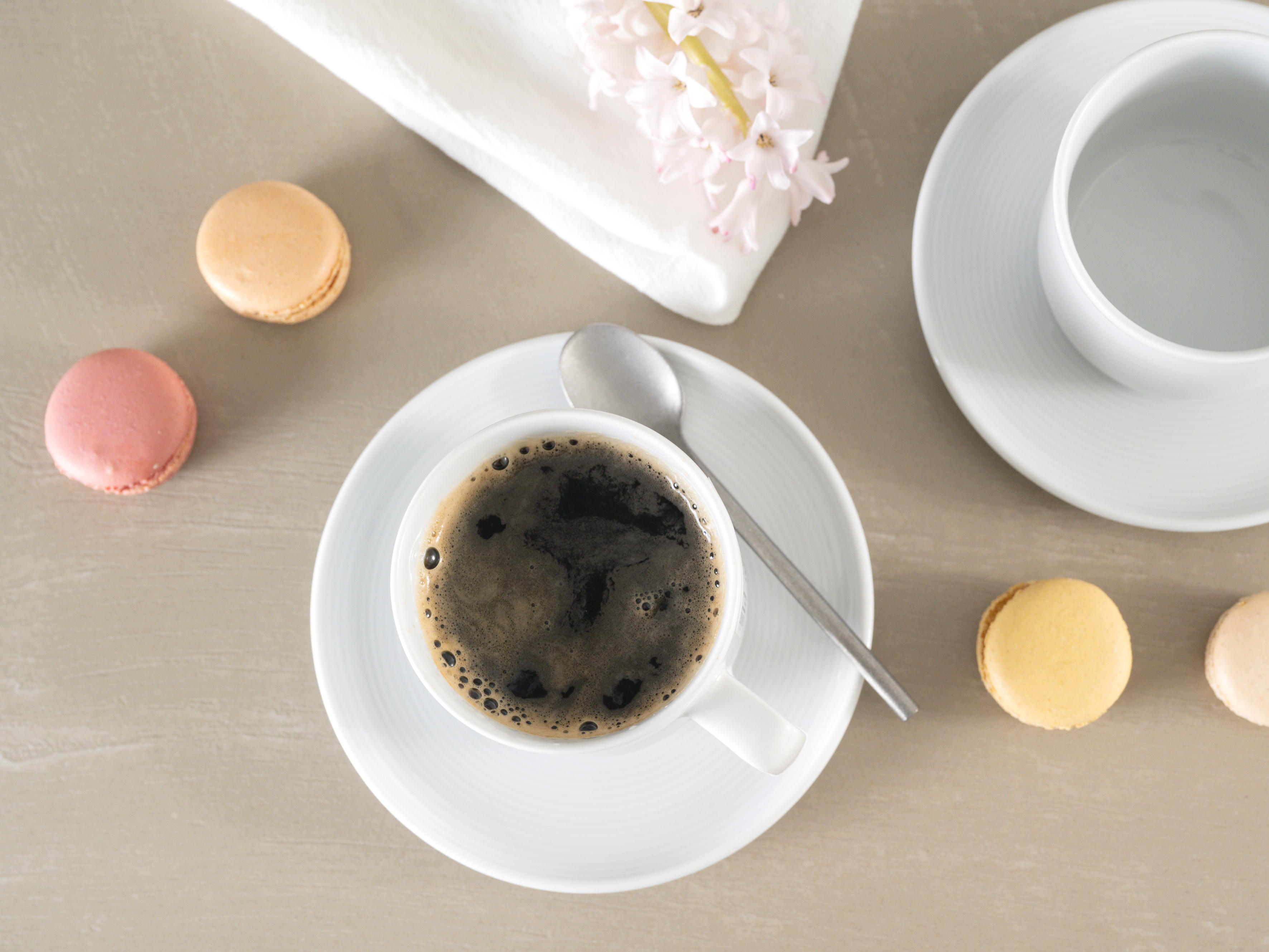 CreaTable Obertasse Session in Farbe Weiß glänzend