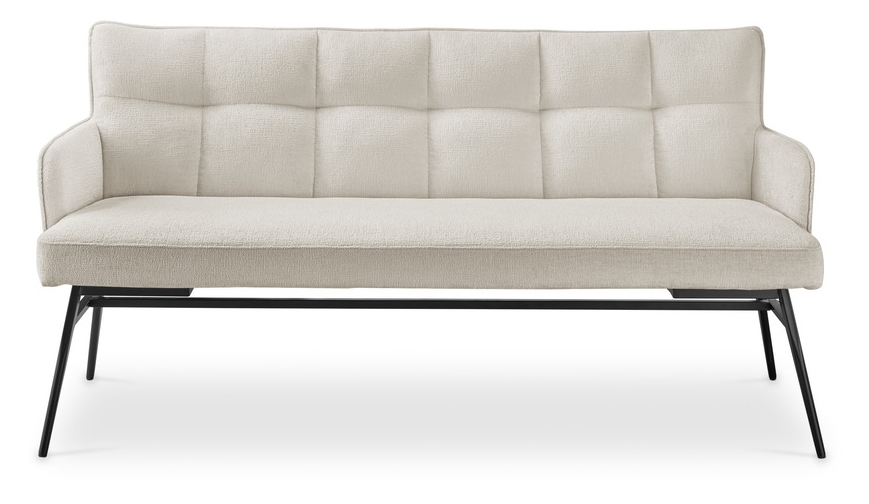 Set One by Musterring Bank TUCSON in Chenille Perfekt Harmony creme, Couch, Mobiliar, Kissen, Bank, Leinwand