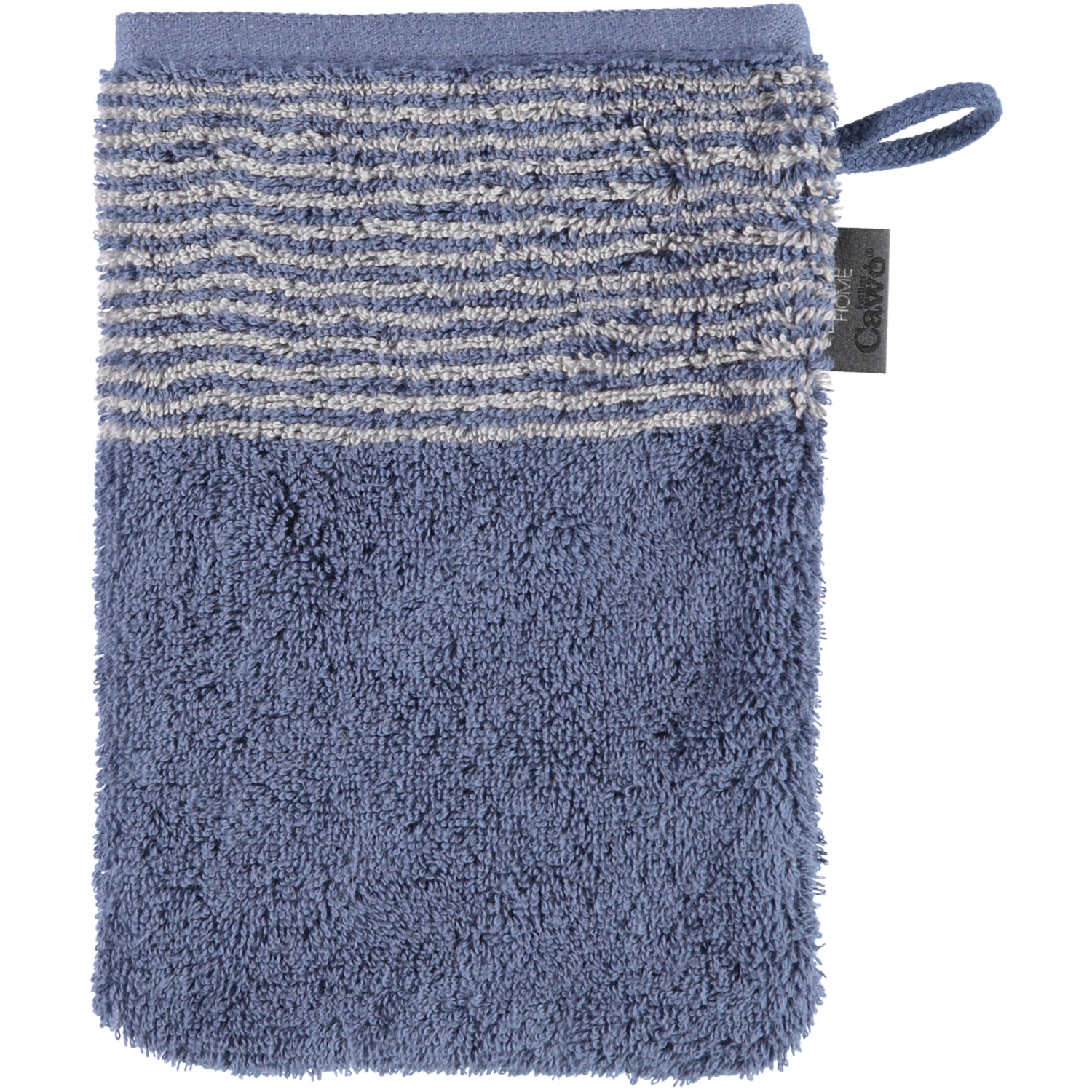 Cawö Waschhandschuh TWO-TONE 16x22cm in Farbe nachtblau Cawö Waschhandschuh TWO-TONE 16x22cm in Farbe nachtblau
