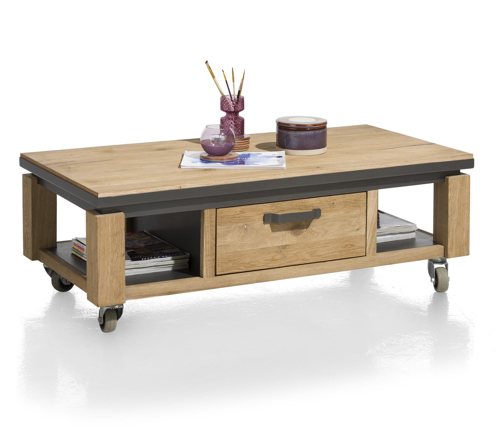 Henders & Hazel Couchtisch, ca. 120 x 65 cm in Eiche braun