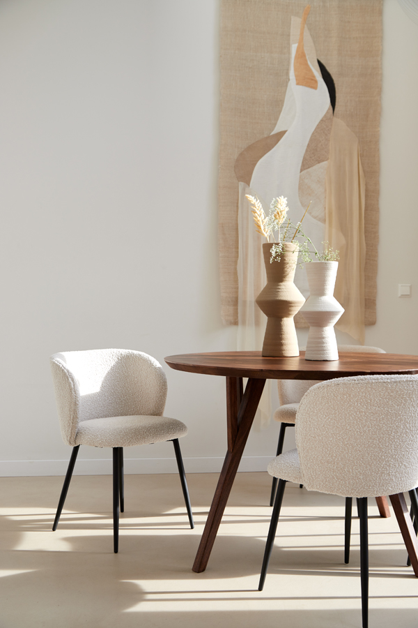 Light & Living Vase 22,5x50,5cm in Keramik braun