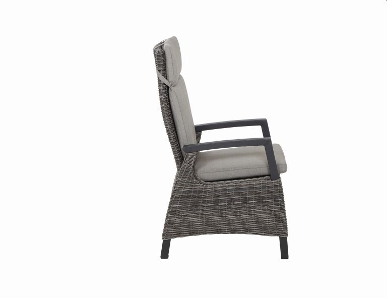 Diningsessel CORIDO in Aluminium anthrazit/Geflecht charcoal grey Diningsessel CORIDO in Aluminium anthrazit/Geflecht charcoal grey, Moebel, Stuhl, Sessel