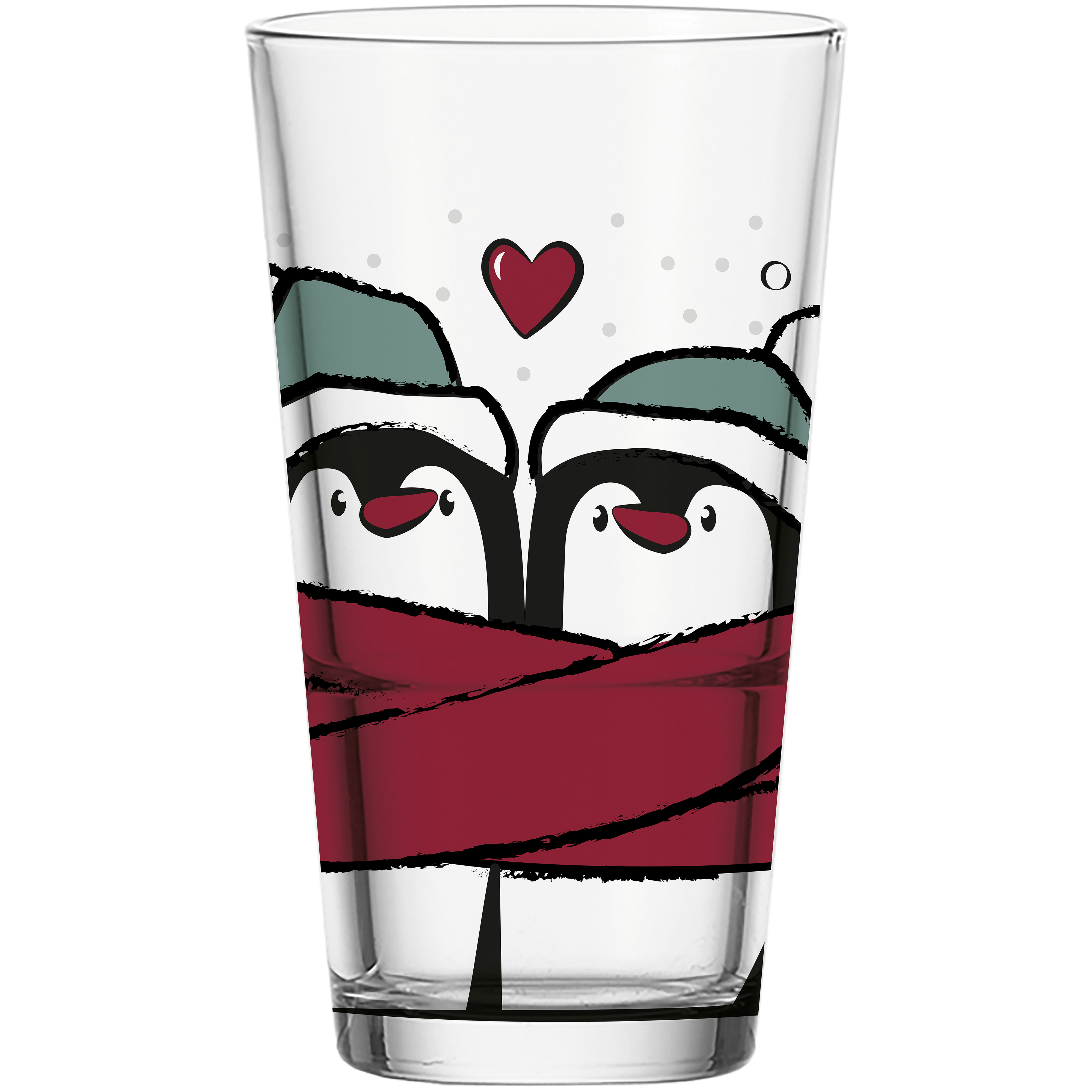 LEONARDO LD Pinguine 330ml in Farbe mehrfarbig, Glas, Tasse