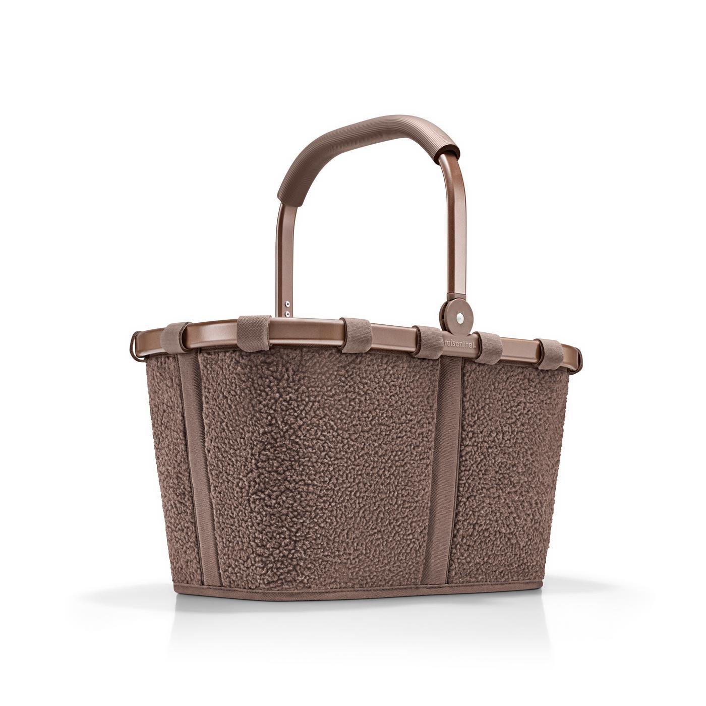 Reisenthel CARRYBAG in Farbe teddy chocolate Reisenthel CARRYBAG in Farbe teddy chocolate, Tasche, Handtasche, Felloptik, Braun, Tragegriff