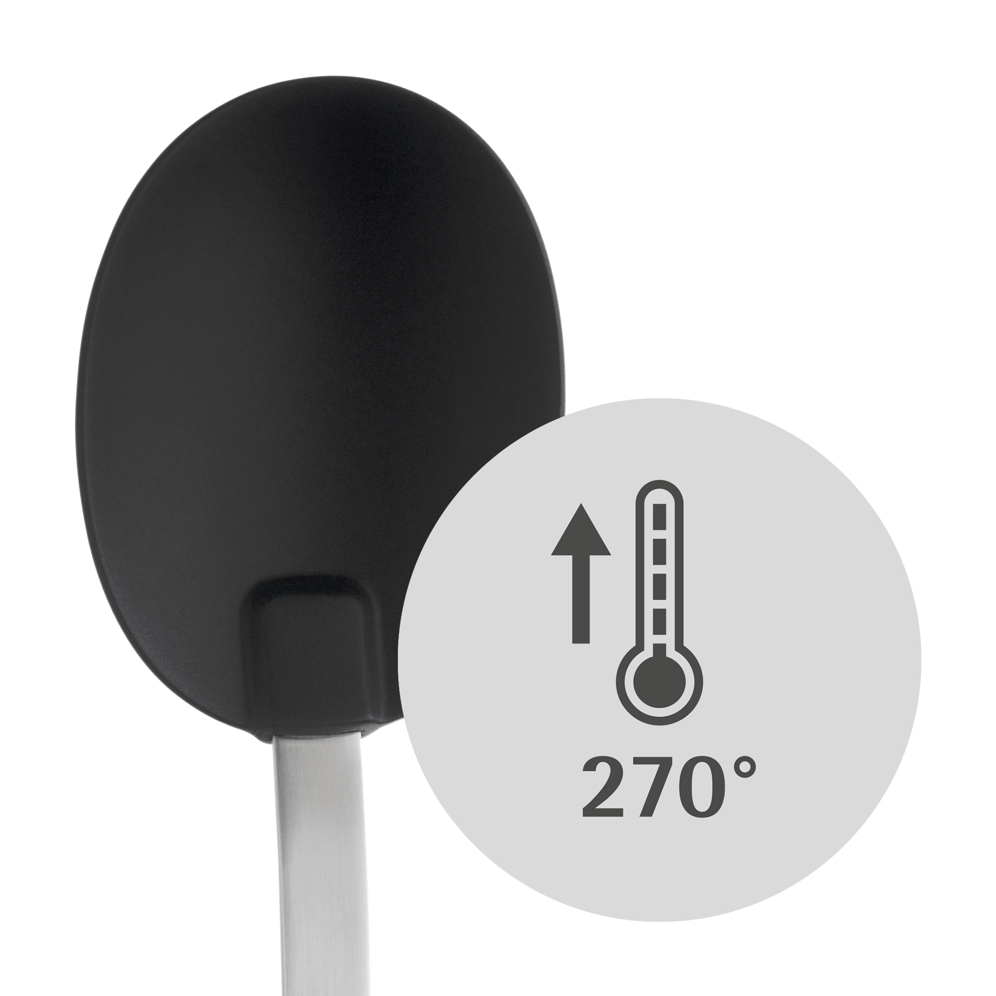 WMF Profi Plus Servierlöffel, 32 cm in Edelstahl/schwarz