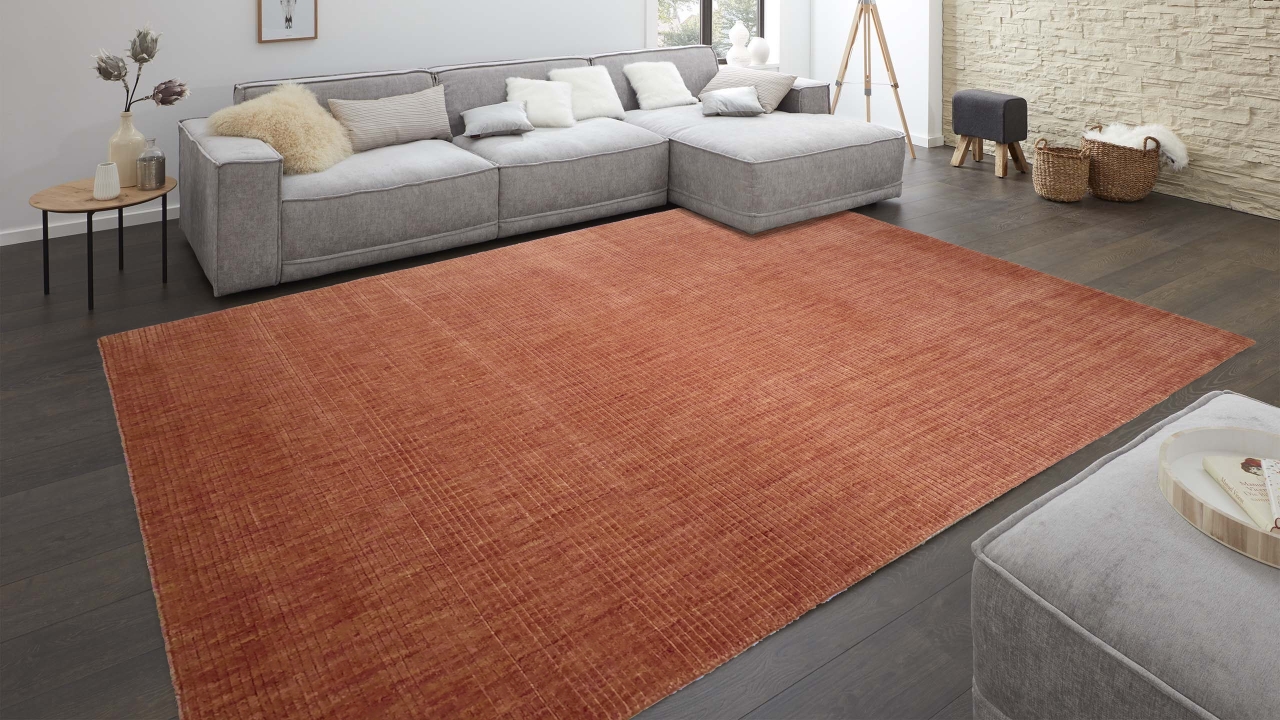Interliving Teppich R-8120 ca. 140x200cm in Farbe rosé