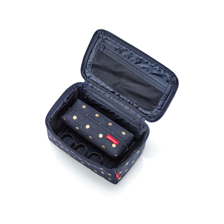 Reisenthel BEAUTYCASE SET #1 in Farbe metallic dots blue