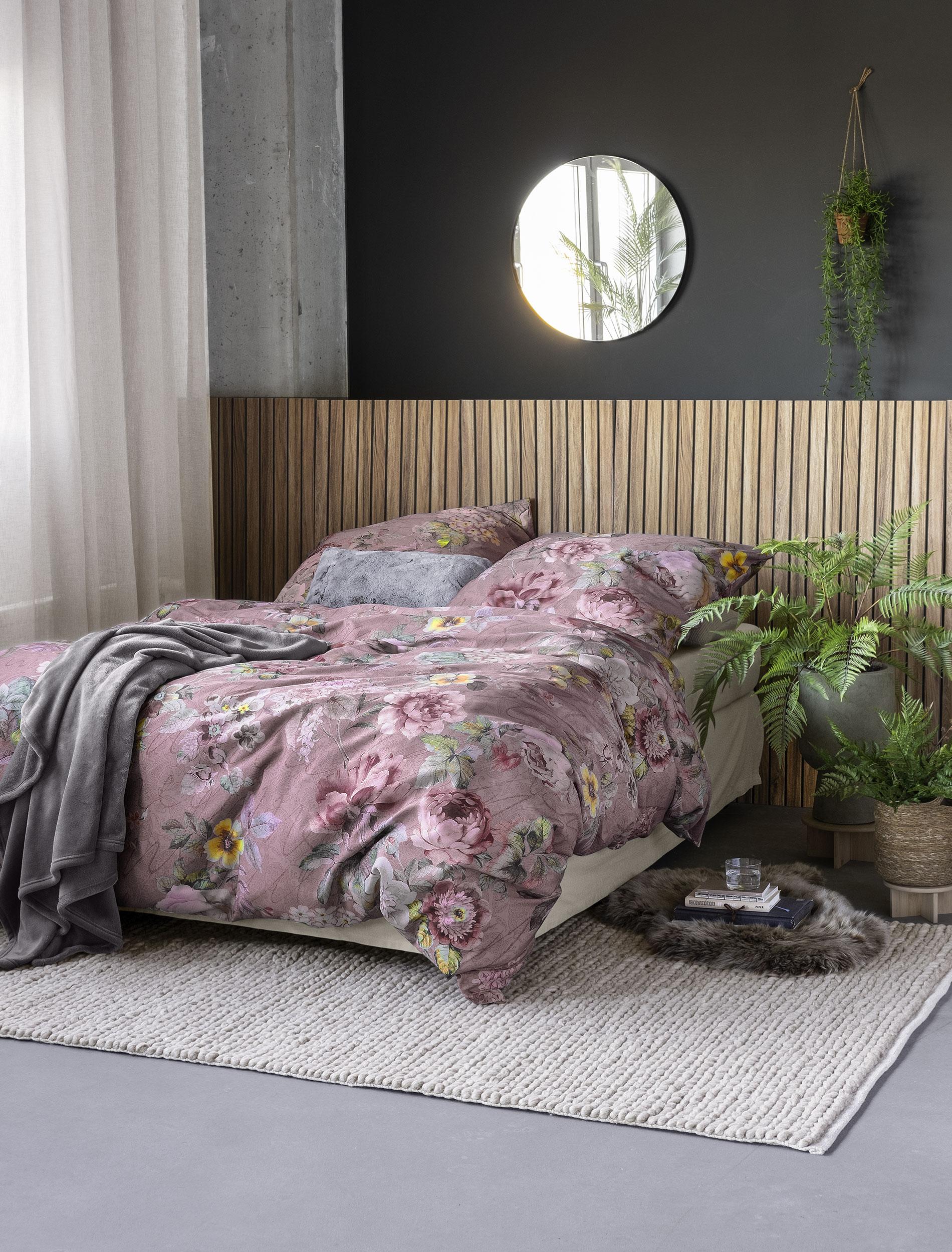 Irisette Mako-Satin Bettwäsche GLAMOUR ca. 155x220cm in Farbe rosa