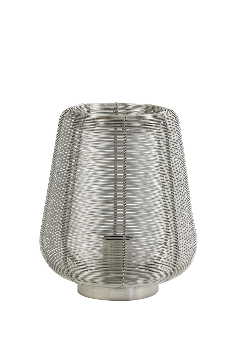 Light & Living Tischleuchte ADETA Metall Nickel