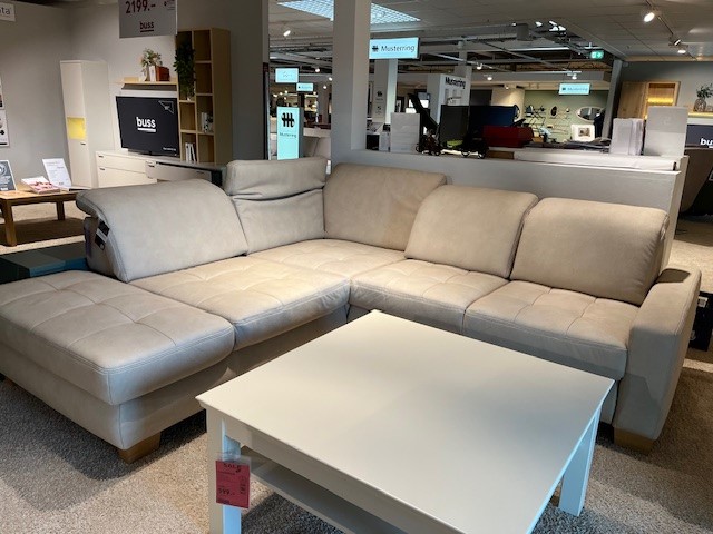 Comfortmaster Polsterecke weiß, Moebel, Lounge, Couch, Schreibtisch, Pflanze