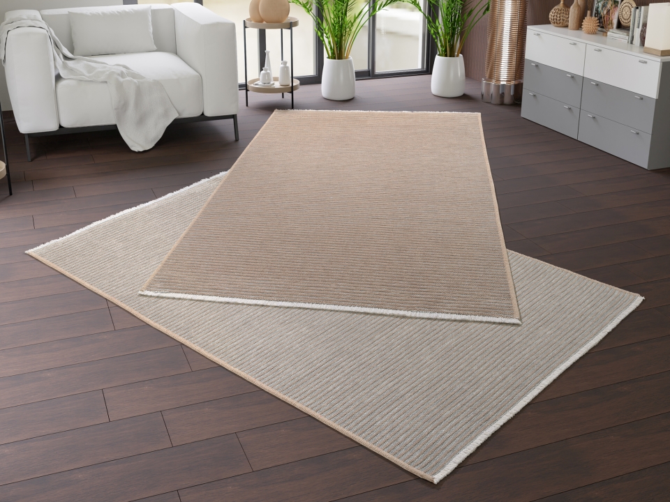 OCI Webteppich ca. 120 x170cm in Farbe beige-grau