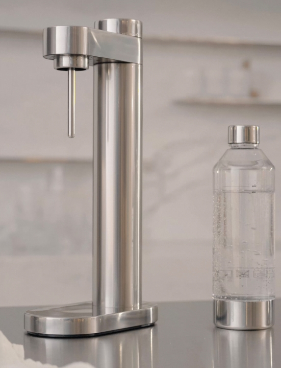 Stelton Wassersprudler Brus in Farbe steel Stelton Wassersprudler Brus in Farbe steel