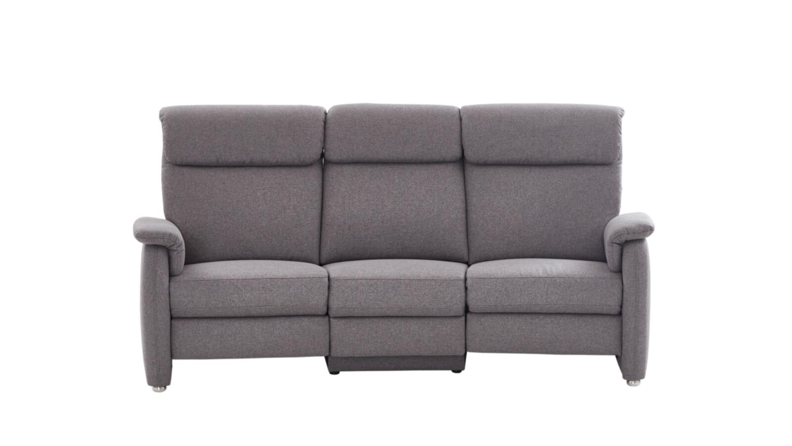 Carina Trapezsofa ALTO in Farbe Stoff Mono grey Carina Trapezsofa ALTO in Farbe Stoff Mono grey, Sofa, Wohnsofa, Grau, Stoff, 3-sitzer