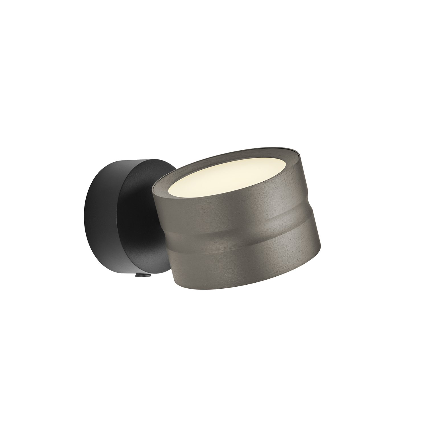 B-Leuchten LED-Wandleuchte ca. B11 H9 T17 cm in Bronze eloxiert
