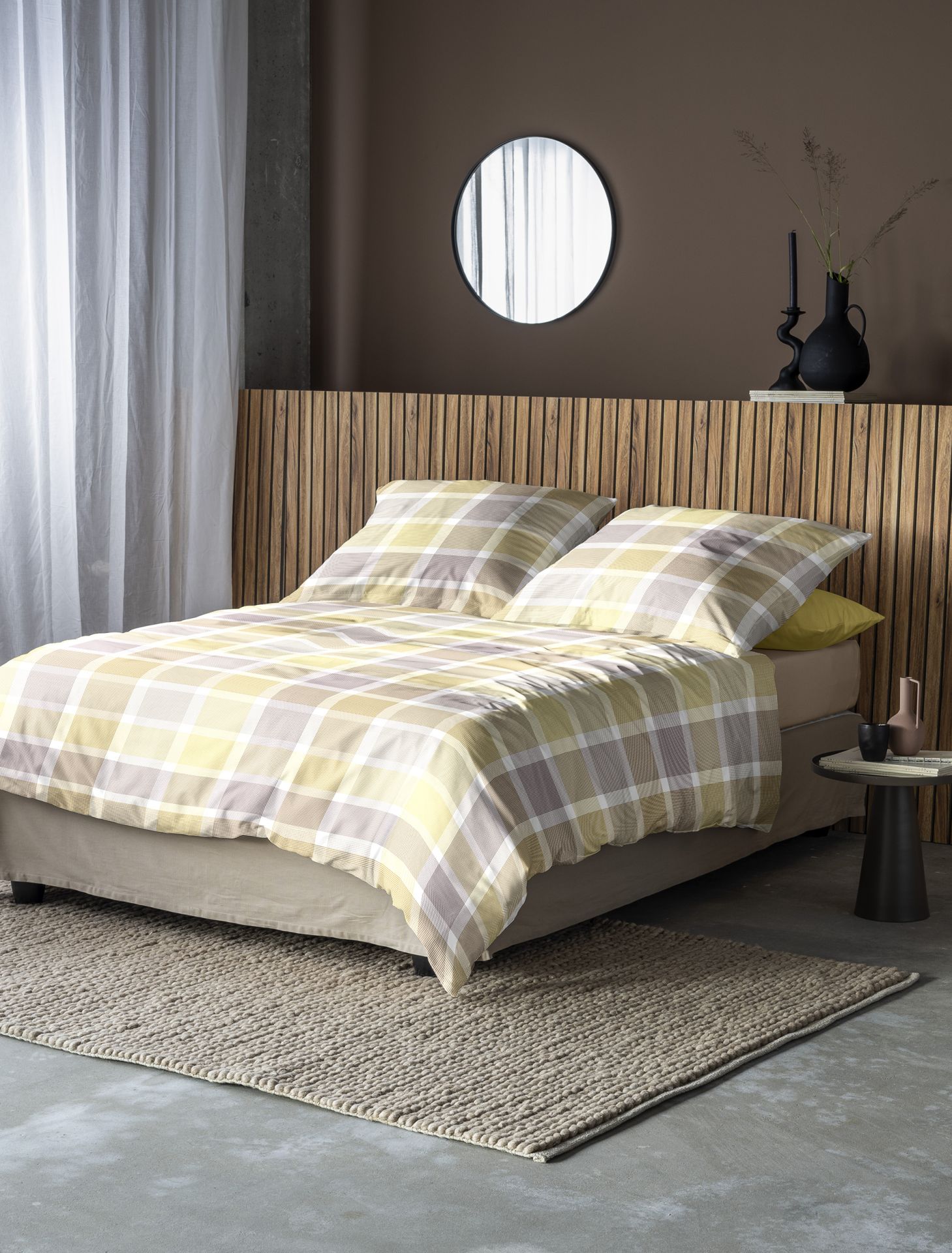 irisette Mako-Satin Bettwäsche 135c200 in ca. 200 x 200 cm gelb, Innenarchitektur, Mobiliar, Inneneinrichtung, Bett, Bettlaken