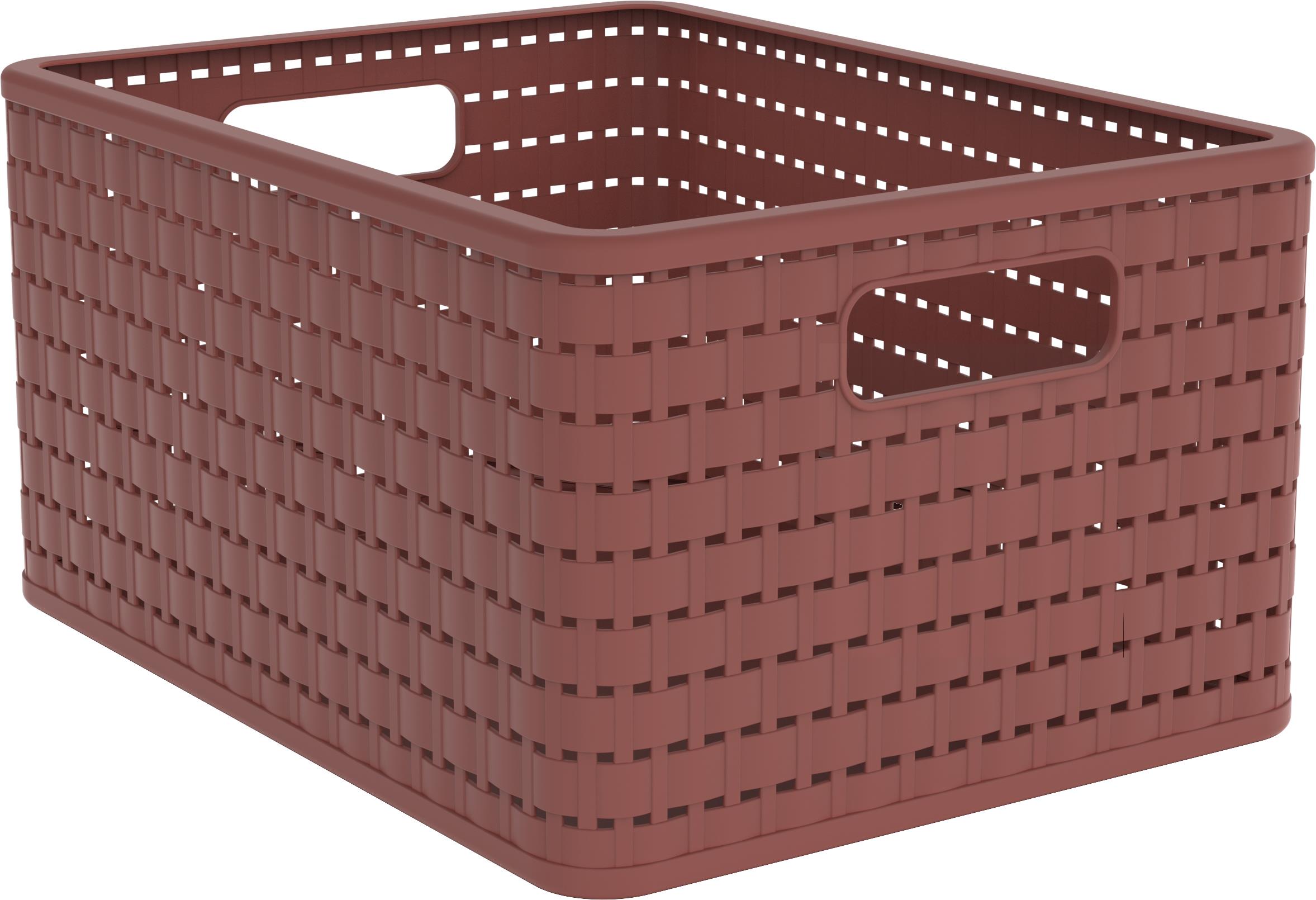 Rotho Korb COUNTRY A4 18 Liter in Farbe Iron Rot Rotho Korb COUNTRY A4 18 Liter in Farbe Iron Rot