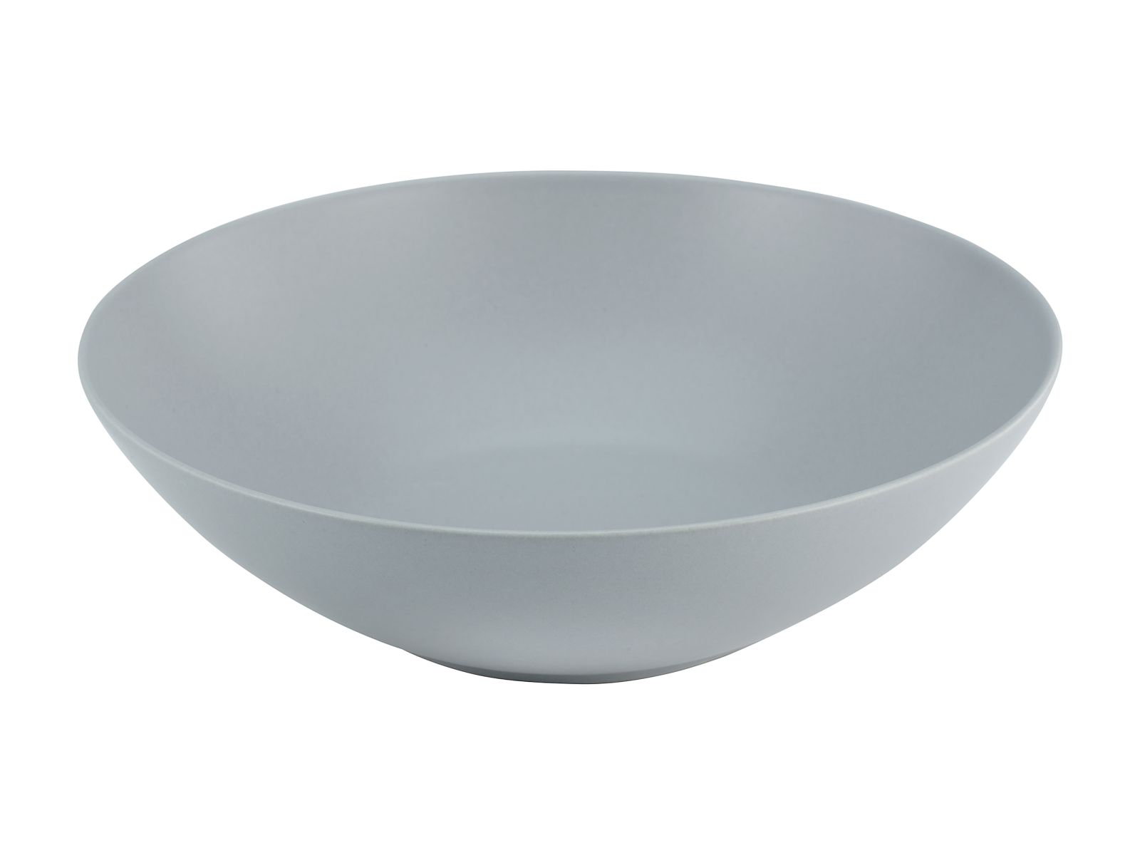 CreaTable Salatschüssel 24cm SOFT TOUCH D/H ca.24x7,5cm in Steinzeug grau