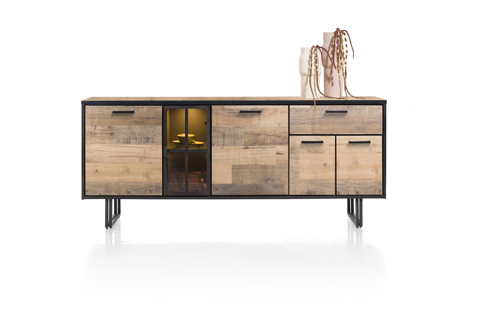 Henders & Hazel Sideboard AVALON ca. B200 H85 T42 cm in driftwood/Melamin
