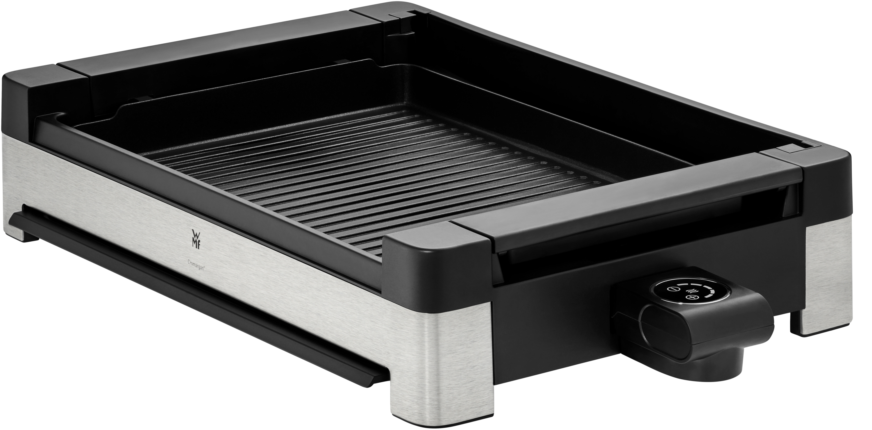 WMF Lono Tischgrill gerippt mit in schwarz/Edelstahl WMF Lono Tischgrill gerippt mit in schwarz/Edelstahl
