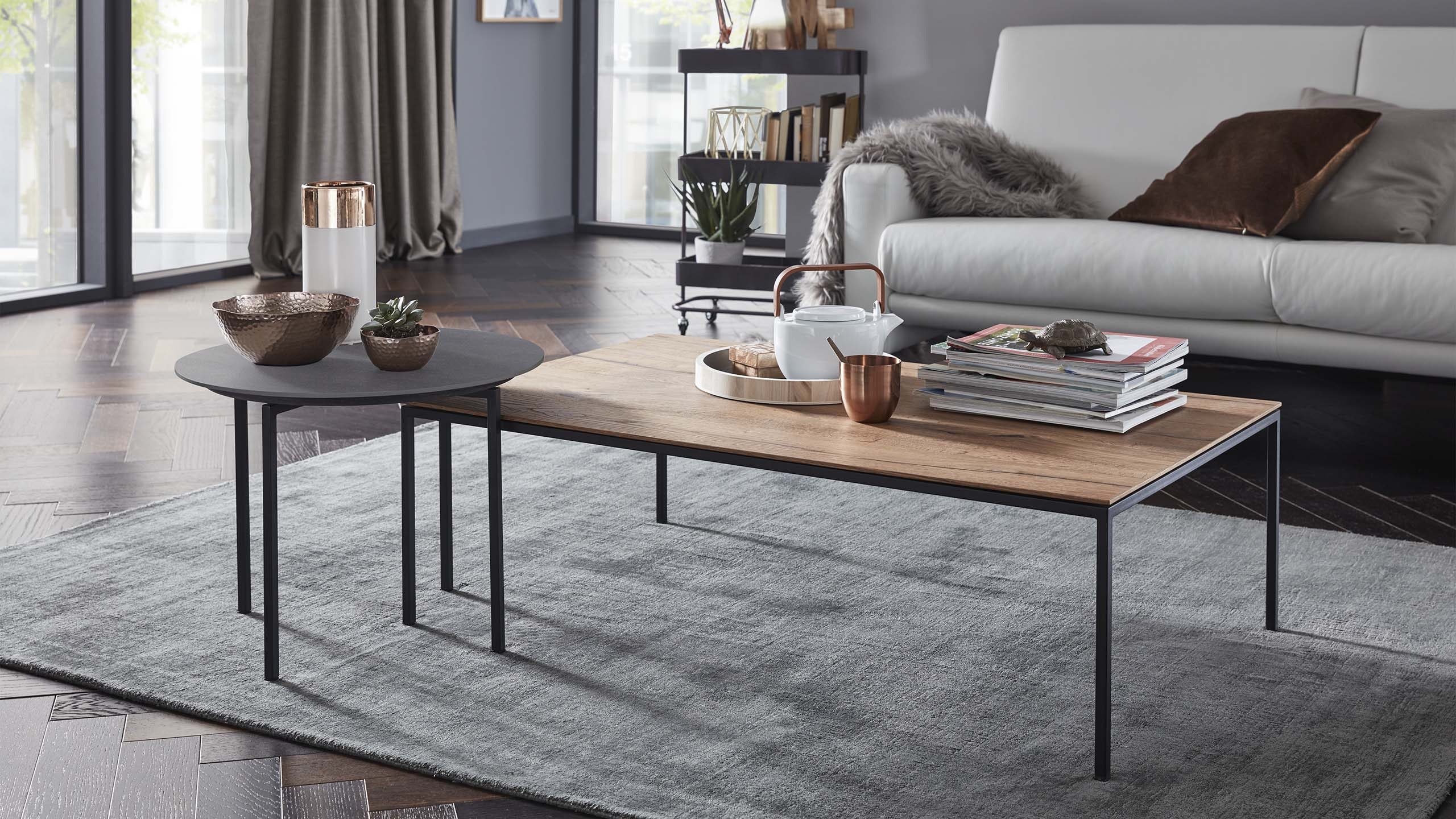 Möbel Buss Interliving Couchtisch Serie 6202
