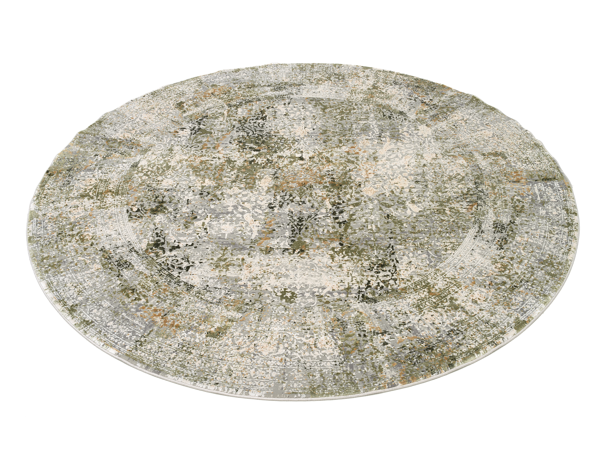 OCI Webteppich Ø ca. 160cm in Farbe grau-grün OCI Webteppich Ø ca. 160cm in Farbe grau-grün
