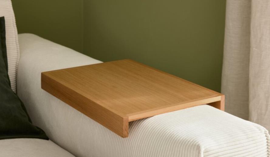 Roomio Holztablett NO. 4130 in Eiche NB natur matt lackiert